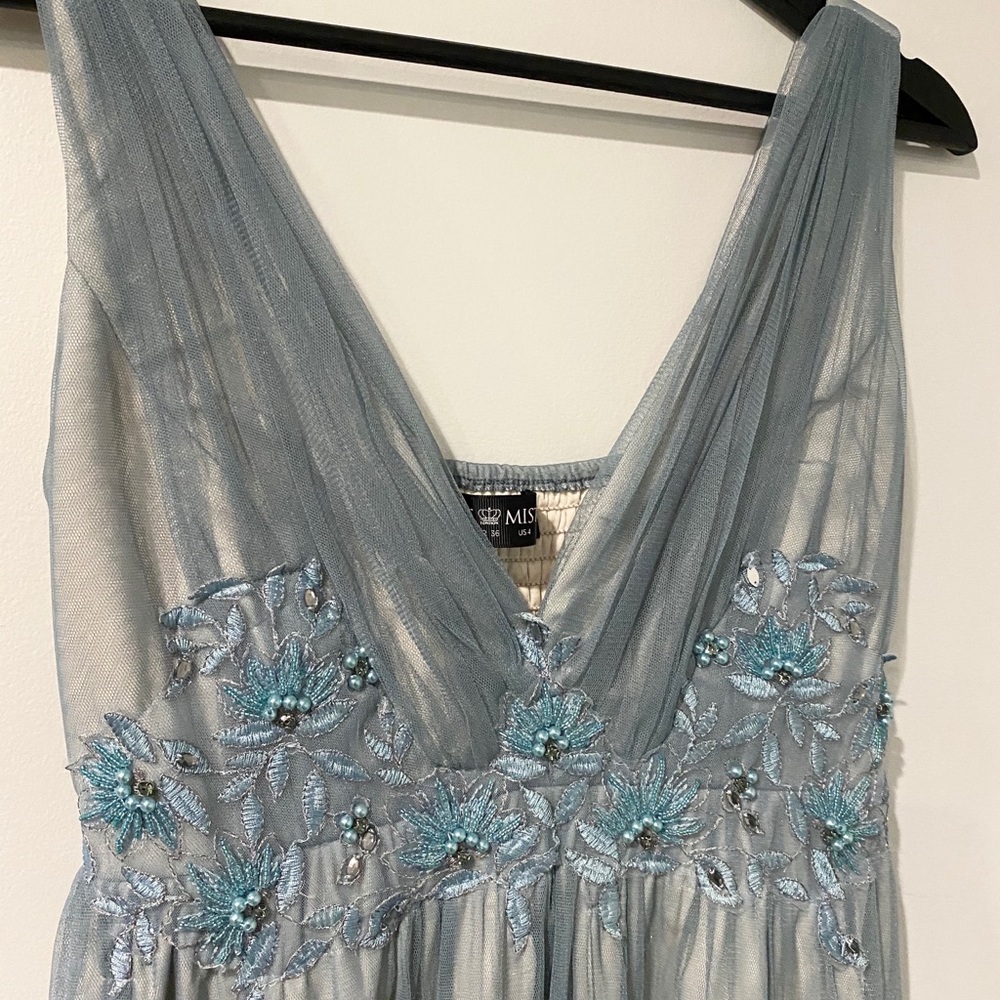 ASOS Tulle and Embroidered Maternity Formal Gown